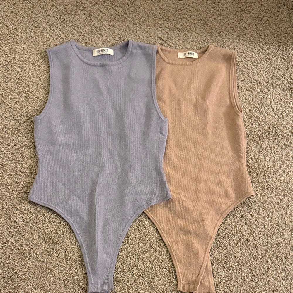Bundle! 3 Bodysuits Sleeveless Sweaters
